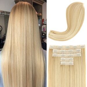 Thick Long Lace Weft Lightweight Synthetic Hairpieces Extensions, 19C-176H005